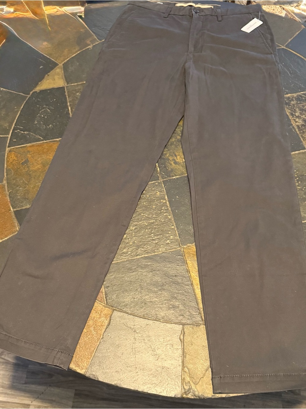 Banana Republic Lived-In Chino Straight Fit Brown Waist 30